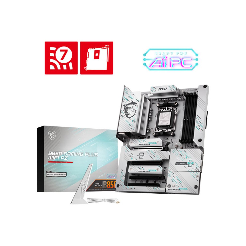MSI B850 GAMING PLUS WIFI PZ scheda madre AMD B850 Socket AM5 ATX MSI B850 GAMING PLUS WIFI PZ scheda madre AMD B850 Socket AM5 ATX
