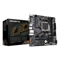 GIGABYTE B650M S2H Scheda madre - AMD Ryzen serie 9000, VRM a 5+2+2 fasi, fino a 6400 MHz DDR5 (OC), 1xPCIe 4.0 M.2, LAN GbE, US