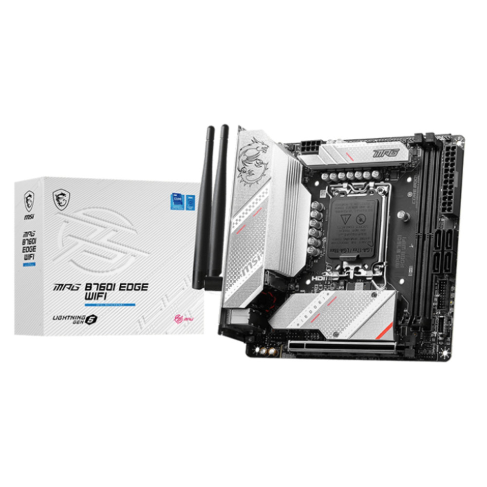 MSI MPG B760I EDGE WIFI scheda madre Intel B760 LGA 1700 mini ATX MSI MPG B760I EDGE WIFI scheda madre Intel B760 LGA 1700 mini ATX