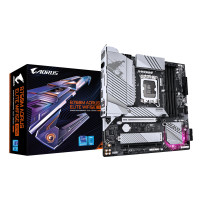 GIGABYTE B760M AORUS ELITE WIFI6E GEN5 Scheda Madre – Compatibile con CPU Intel Core 14ª generazione, VRM digitale a 12+1+1 fasi