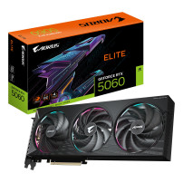 GIGABYTE AORUS GeForce RTX 5060 ELITE 8G Scheda Grafica - 8GB GDDR7, 128bit, PCI-E 5.0, 2722 MHz Frequenza core, 3 x DisplayPort
