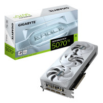 GIGABYTE GeForce RTX 5070 Ti EAGLE OC ICE SFF 16G Scheda Grafica - 16GB GDDR7, 256 bit, PCI-E 5.0, 2542 MHz Core Clock, 3 x DP 2