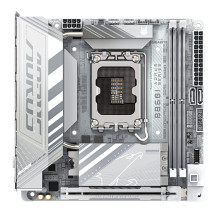 GIGABYTE B860I AORUS PRO ICE Scheda madre - CPU Intel Core Ultra, VRM a 8+1+2+1 fasi, fino a 9200MHz DDR5, 1xPCIe 5.0 + 1xPCIe 4