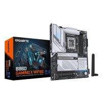 GIGABYTE B860 GAMING X WIFI6E Scheda madre - CPU Intel Core Ultra, VRM a 12+1+2+1 fasi, fino a 9066MHz DDR5, 1xPCIe 5.0 + 2xPCIe