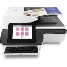 HP Scanjet Enterprise Flow N9120 fn2 Scanner a piano e ADF 600 x 600 DPI A3 Nero, Bianco