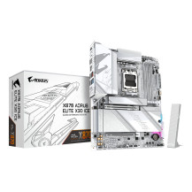 GIGABYTE X870 AORUS ELITE X3D ICE Scheda Madre - Supporta CPU AMD Ryzen 9000, VRM digitale 16+2+2 fasi, fino a 9000Hz DDR5 (OC),