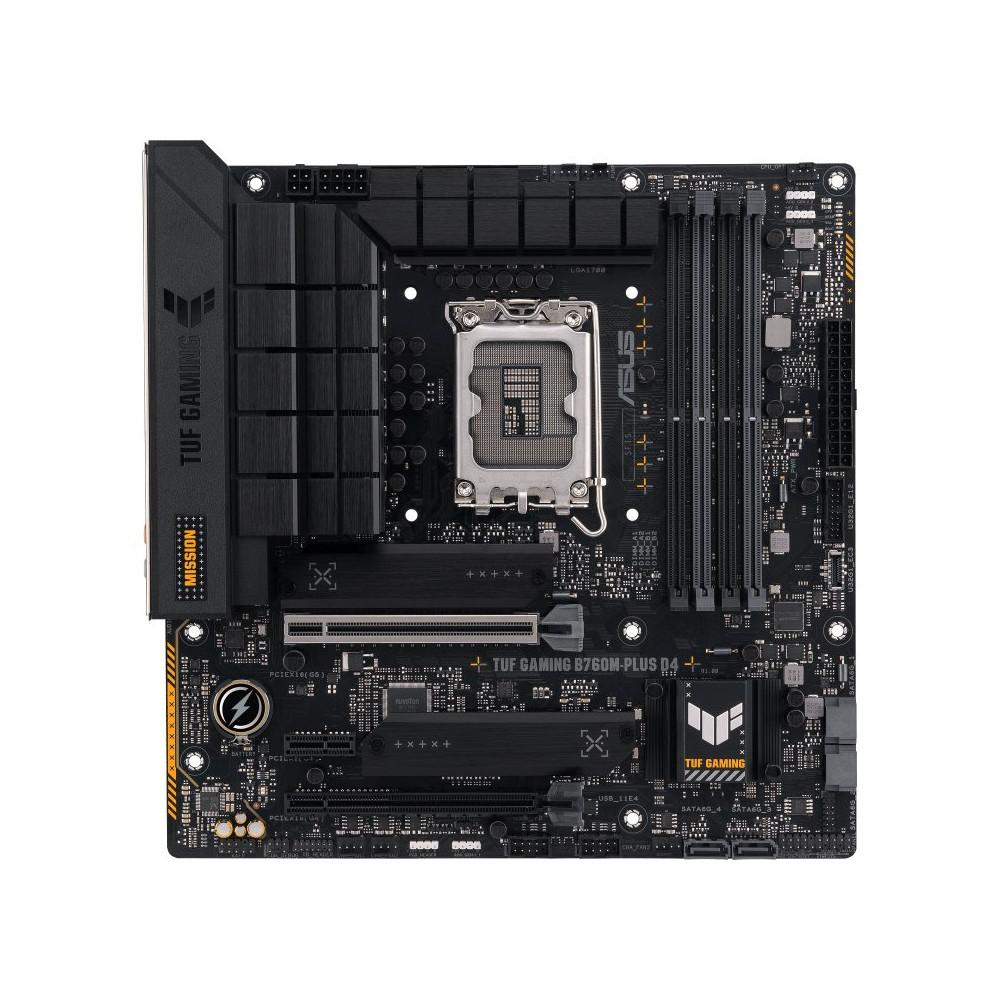 ASUS TUF GAMING B760M-PLUS D4 Intel B760 LGA 1700 micro ATX