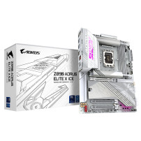 GIGABYTE Z890 AORUS ELITE X ICE Scheda Madre - Supporta CPU Intel Core Ultra (Serie 2), VRM a 16+1+2 fasi, fino a 9500MHz DDR5 (
