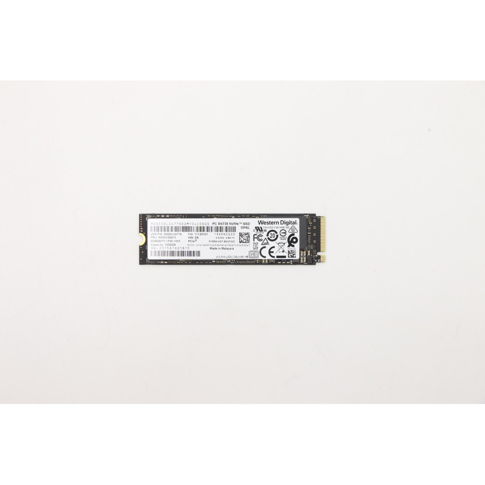 Lenovo 5SS0V26413 drives allo stato solido 1 TB M.2 PCI Express 3.0