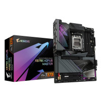 GIGABYTE X870E AORUS MASTER Scheda Madre - Supporta CPU AMD Ryzen 9000, 16+2+2 fasi VRM digitali, fino a 8600MHz DDR5 (OC), 3xPC