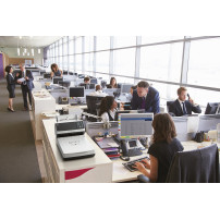 Ricoh fi-8270 ADF + scanner ad alimentazione manuale 600 x 600 DPI A4 Nero, Grigio