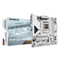 GIGABYTE B850M EAGLE WIFI6E ICE Scheda Madre – CPU AMD Ryzen serie 9000, VRM digitale a 8+2+2 fasi, fino a 8200 MHz DDR5 (OC), 1