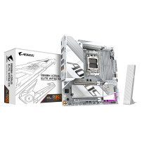 GIGABYTE B850M AORUS ELITE WIFI6E ICE Scheda Madre - Processori AMD Ryzen Serie 9000, 12+2+1 fasi VRM digitali, fino a 8200MHz D