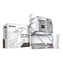 GIGABYTE X870 AORUS ELITE X3D ICE Scheda Madre - Supporta CPU AMD Ryzen 9000, VRM digitale 16+2+2 fasi, fino a 9000Hz DDR5 (OC),