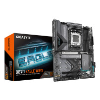 GIGABYTE X870 EAGLE WIFI7 Scheda Madre - Supporta CPU AMD Ryzen 9000, 14+2+2 fasi VRM, fino a 8000MHz DDR5 (OC), 1xPCIe 5.0 + 2x