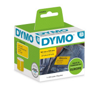 Etichetta originale Dymo® per etichetta ™, spedizione, giallo, adesivo permanente, 1 x 220 etichette
