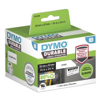 Dymo® Etichetta ad alta uscita originale per etichetta ™, plastica - bianco - adesivo permanentemente, resistente, 1 x 800 etich