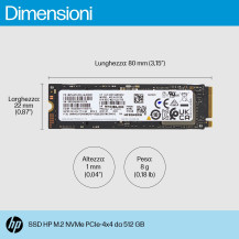 HP 512GB PCIe-4x4 NVMe M.2 SSD PCI Express 4.0