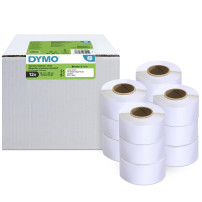 Dymo® Etichetta originale per etichetta ™, pacchetto di vantaggi, indirizzi - bianco - adesivo permanentemente, 12 x 130 etichet
