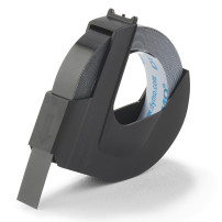 Dymo® precedente precedente per omega e junior, plastica - nero lucido