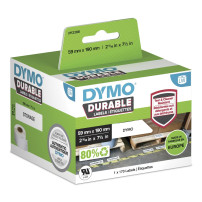 Dymo® Etichetta ad alta uscita originale per etichetta ™, plastica - bianco - adesivo permanentemente, resistente, 1 x 170 etich