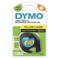 Carattere originale Dymo® per lettratag, plastica - nero su giallo