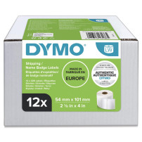 Dymo® Etichetta originale per etichetta ™, pacchetto di vantaggio, spedizione - bianco - adesivo permanente, 1220 etichette