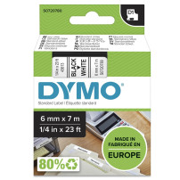 DYMO® Original D1 Script Band per etichetta ™, poliestere, risolto di nuovo - nero su bianco