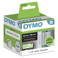 Dymo® Etichetta originale per etichetta ™, Schmal - White - Adesivo permanente, 1 x 110 etichette