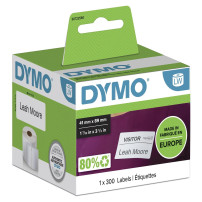 Dymo® Etichetta originale per etichettale ™, tag nome - bianco - cancellabile, 1 x 300 etichette