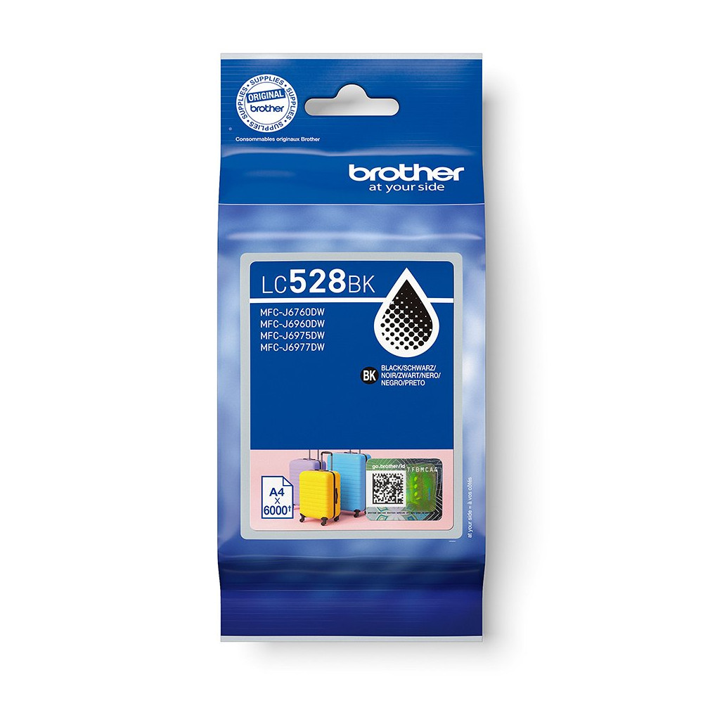 Brother LC528BK cartuccia d'inchiostro 1 pz Originale Nero
