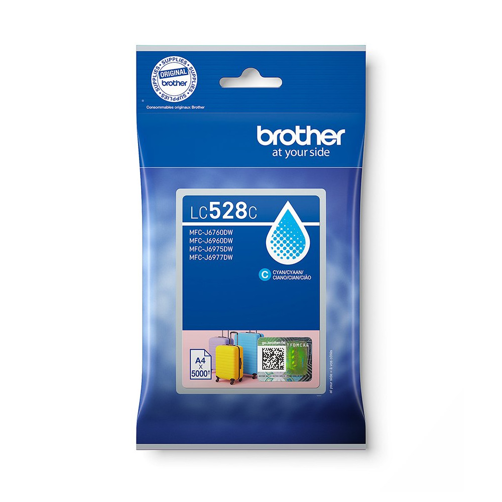 Brother LC528C cartuccia d'inchiostro 1 pz Originale Ciano