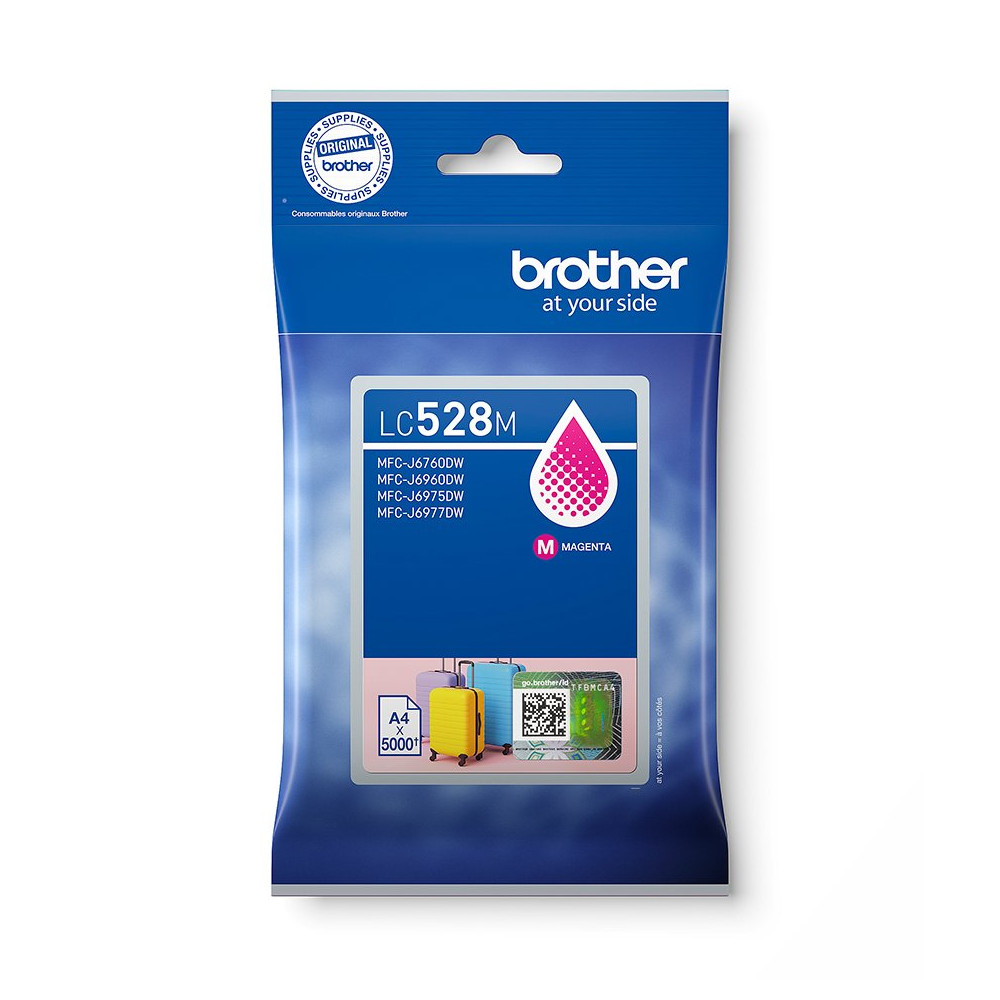 Brother LC528M cartuccia d'inchiostro 1 pz Originale Magenta