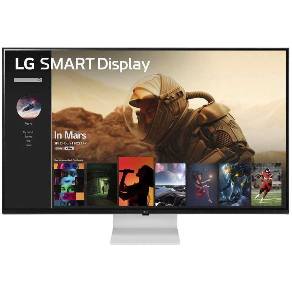 LG 43SQ700S-W Smart Monitor 107,9 cm (42,5 pollici), bianco