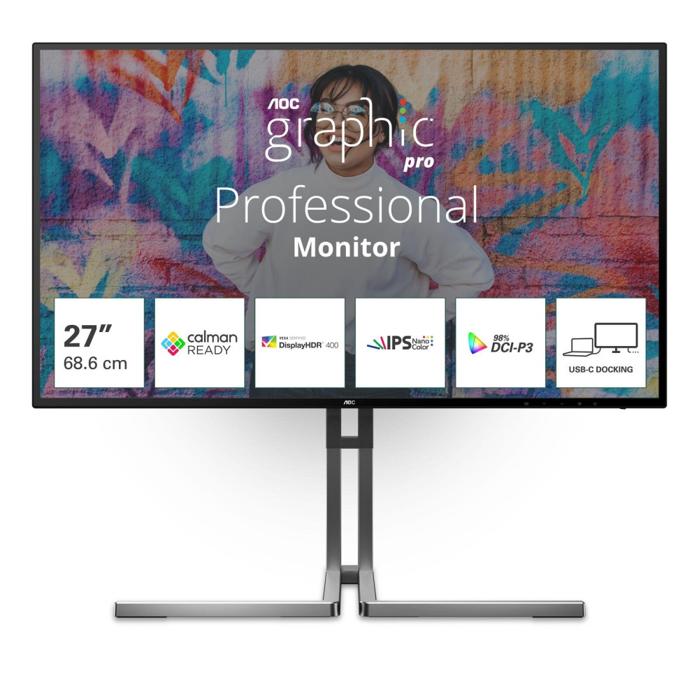 Monitor AOC U27U3CV 68,6 cm (27 pollici)