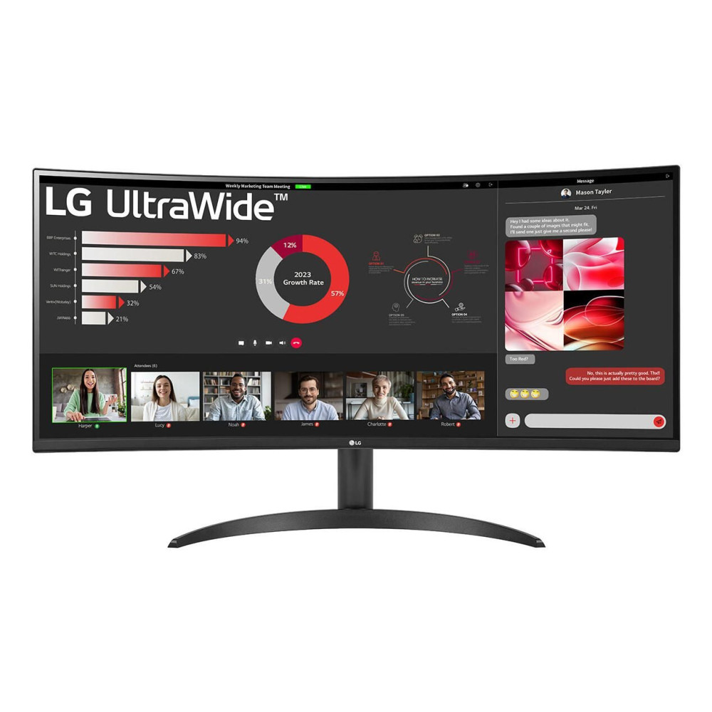 Display HD LG 34WR50QK-B Wide HD 86,4 cm (34 ") Display HD LG 34WR50QK-B Wide HD 86,4 cm (34 ")