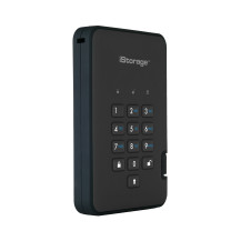 iStorage diskAshur 2 1 TB USB tipo A 3.2 Gen 1 (3.1 Gen 1) Nero