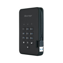 iStorage diskAshur 2 1 TB USB tipo A 3.2 Gen 1 (3.1 Gen 1) Nero