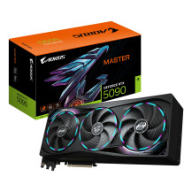 GIGABYTE AORUS GeForce RTX 5090 MASTER 32G Scheda Grafica - 32 GB GDDR7, 512 bit, PCI-E 5.0, 2655MHz Frequenza Base, 3 x DP 2.1a