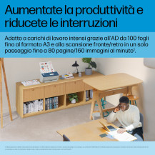 HP ScanJet Enterprise Flow N9000 sn1 Scanner ADF 600 x 600 DPI A3 Blu, Bianco