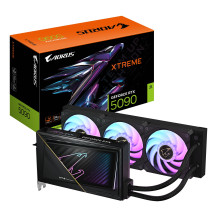GIGABYTE AORUS GeForce RTX 5090 XTREME WATERFORCE 32G Scheda Grafica - 32 GB GDDR7, 512 bit, PCI-E 5.0, 2655 MHz Frequenza Base,