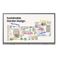 Samsung WE75FX lavagna interattiva 190,5 cm (75") 3840 x 2160 Pixel Grigio HDMI