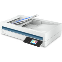 HP Scanjet Pro N4600 fnw1 Scanner a piano e ADF 1200 x 1200 DPI A5 Bianco