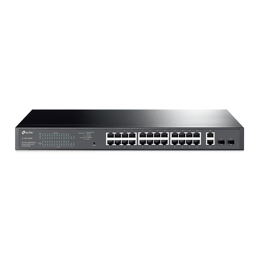 TP-Link TL-SG1428PE Gigabit Switch Easy Smart con POE a 24 porte+ TP-Link TL-SG1428PE Gigabit Switch Easy Smart con POE a 24 porte+