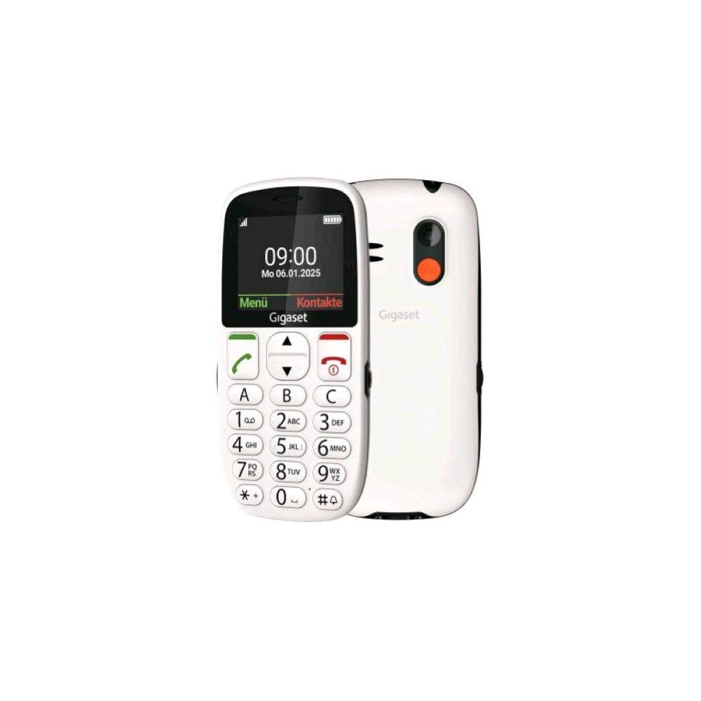 GIGASET GL395 2.2" SENIOR PHONE 2G TASTO SOS ITALIA WHITE