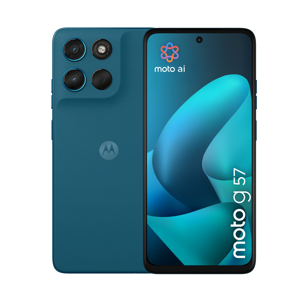 MOTOROLA MOTO G57 5G DUAL SIM 6.72" OCTA CORE 256GB RAM 8GB 5G ITALIA CORSAIR GREEN