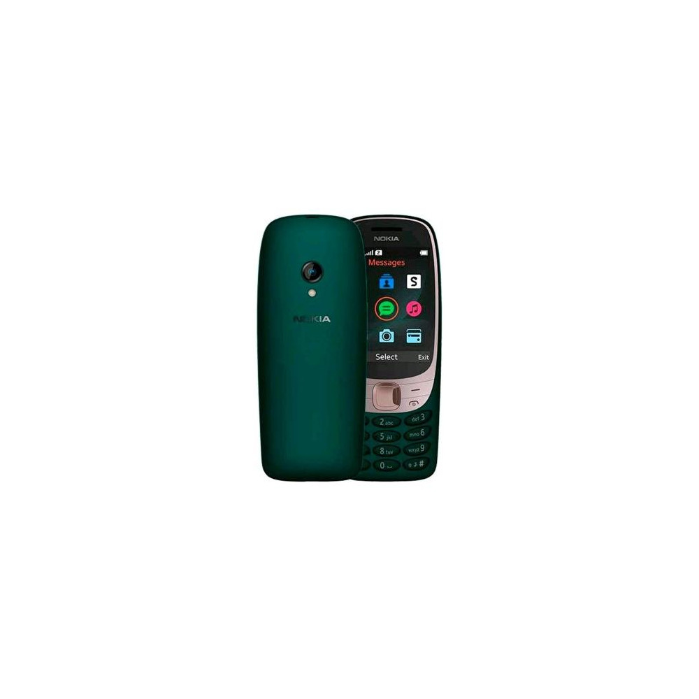 NOKIA 6310 2024 DUAL SIM 2.8" DISPLAY CURVO GIOCO SNAKE RADIO FM ITALIA DEEP GREEN