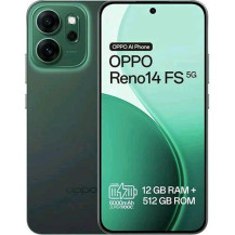 OPPO RENO 14FS 5G DUAL SIM 6.57" OCTA CORE 512GB RAM 12GB 5G TIM LUMINOUS GREEN