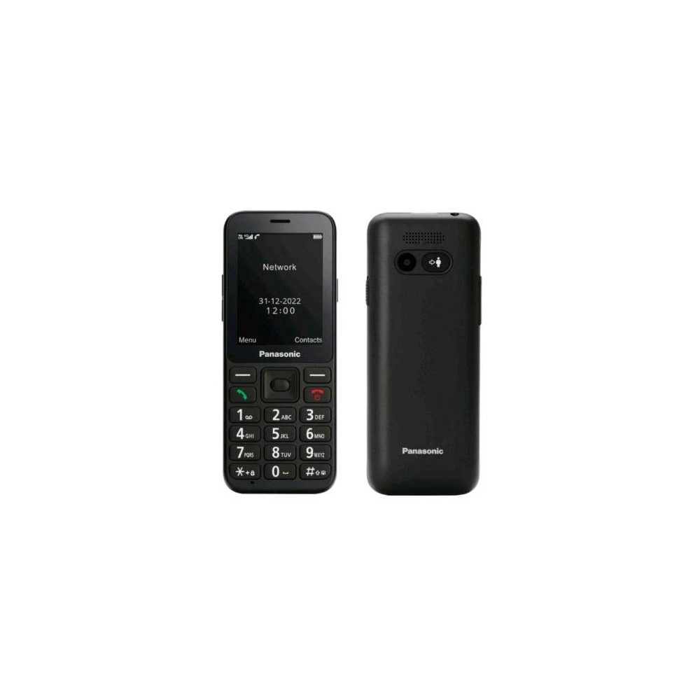 PANASONIC KX-TU250 DUAL SIM 2.7" EASY PHONE 4G FOTOCAMERA 1.2 MP VIVAVOCE TASTO CHIAMATA EMERGENZA ITALIA NERO