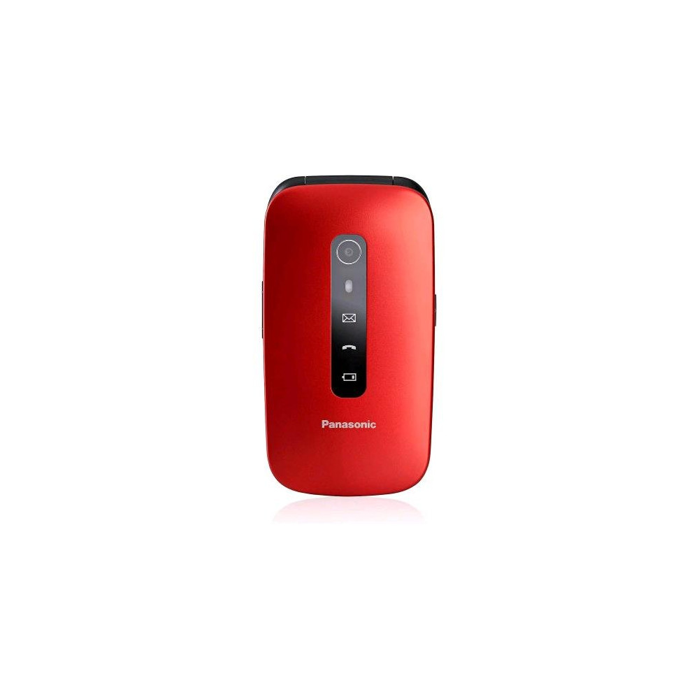 PANASONIC KX-TU550EXR 4G SENIOR PHONE 2,8" CLAMSHELL FOTOCAMERA 1.2MPx 300 ORE STANDBY 4G LTE ITALIA ROSSO
